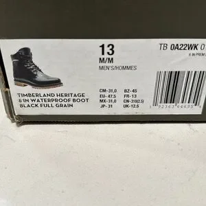 Timberland | Shoes | Nwb Never Worn Black Leather  display picture 1